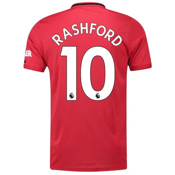 Camiseta Manchester United NO.10 Rashford 1ª Kit 2019 2020 Rojo
